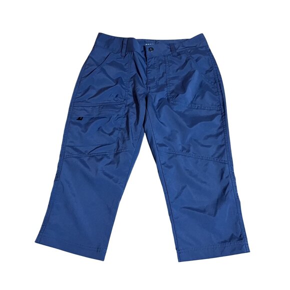 Columbia Women's Omni-Shield Advanced Repel Blue Capri Pants Size 2 - Picture 1 of 4